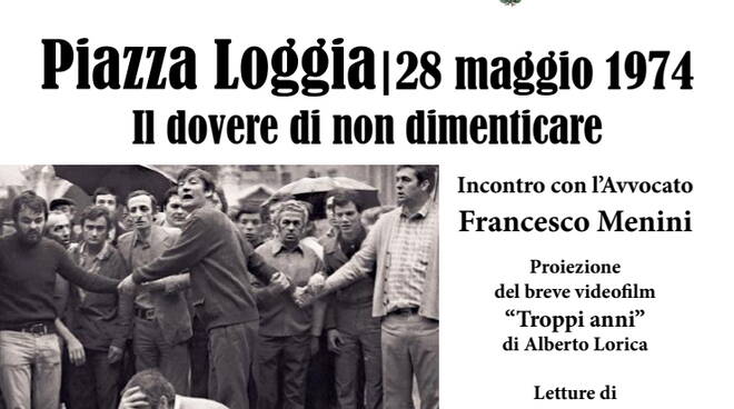 Locandina Gas Mazzano incontro strage