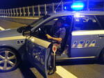 Polizia stradale notte