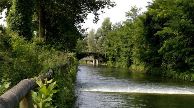 Fiume Oglio a Calcio