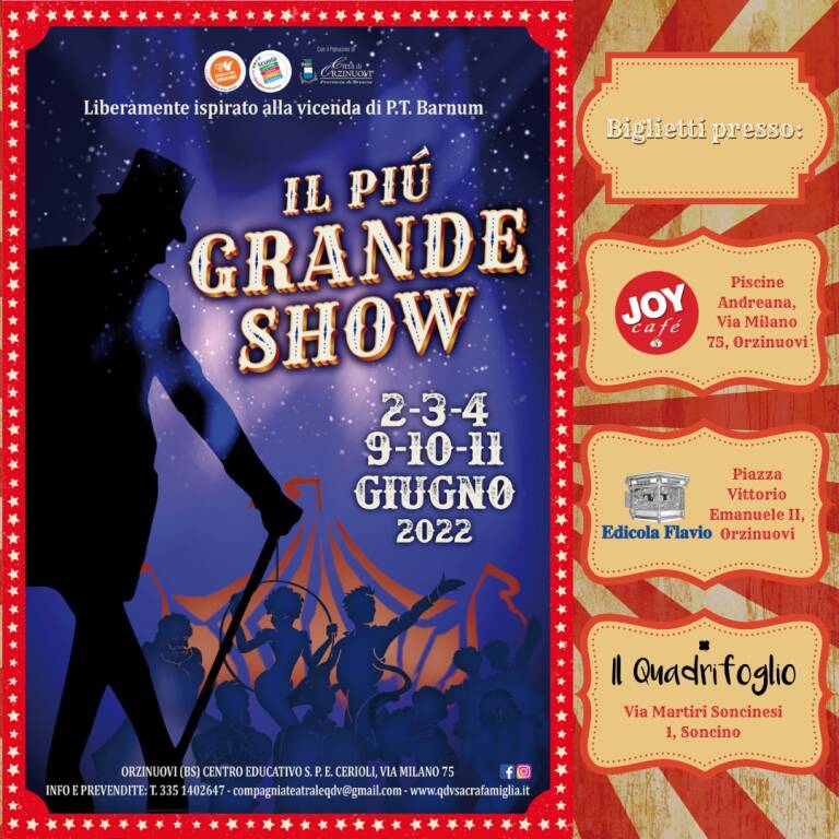 Il più grande Show locandina teatro