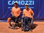  Tennis in carrozzina Alberto Saja (sinistra) e Ivano Boriva (foto Antonio Di Leo)