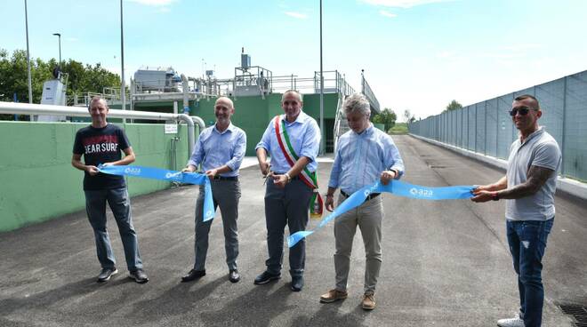 A2A Ciclo idrico inaugura depuratore ad Alfianello