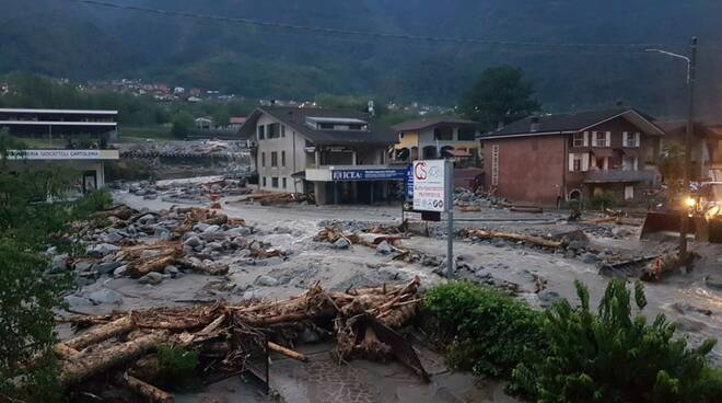 maltempo Niardo esondazione torrente Re