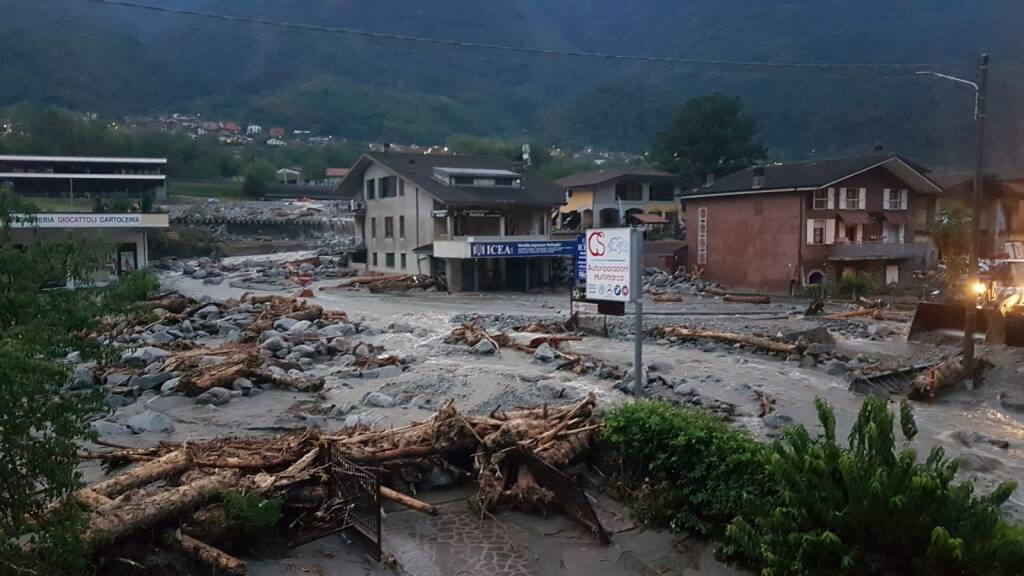 maltempo Niardo esondazione torrente Re