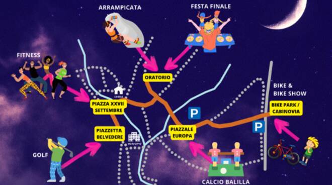 Locandina Notte dello Sport Ponte di Legno