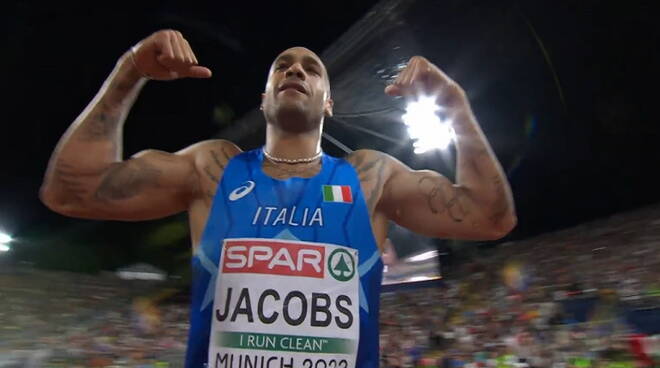 Marcell Jacobs campionati europei di Monaco