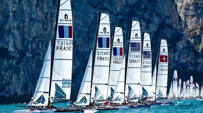 Vela mondiale Nacra 15Under Campione del Garda