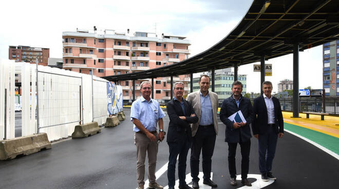 Lavori autostazione delle corriere di via Solferino Brescia infrastrutture