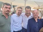  Nella foto (da sinistra): Formentini, Davide Pace Matteo Salvini e Giovanni Albini