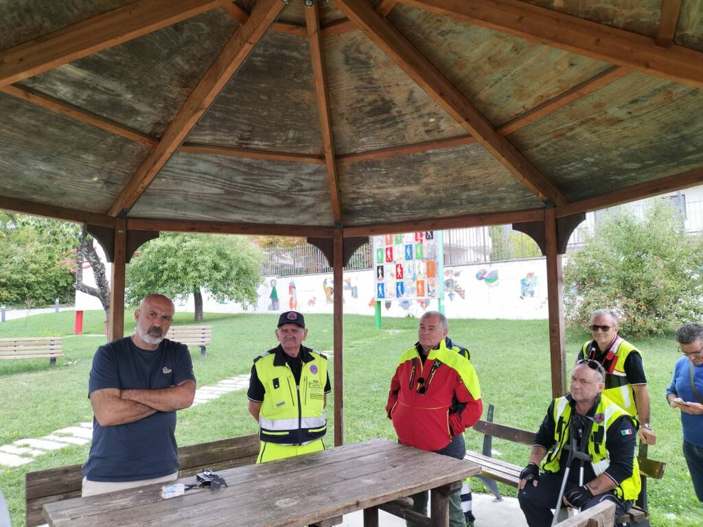 Protezione Civile Palazzolo Volontari Travagliato Cinofili Brescia visita Amatrice