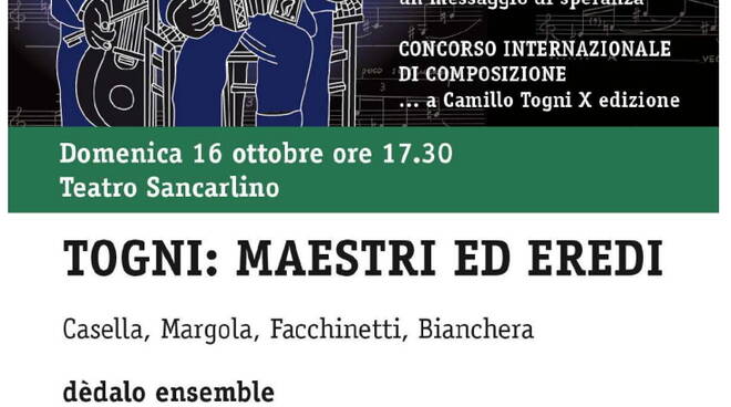 Locandina concerto Dedalo ensemble