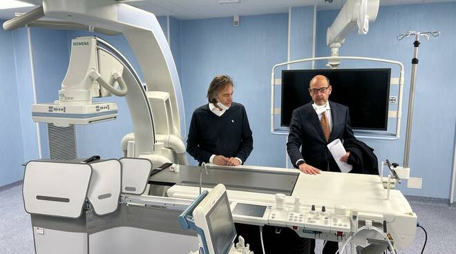 Nuovo angiografo ospedale Desenzano