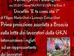 Locandina film E tu come stai? sulla lotta dei lavoratori della Gkn