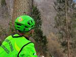 schiacciato da albero Bagolino soccorso alpino