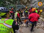 Soccorso Alpino Cnsas esercitazione Tignale