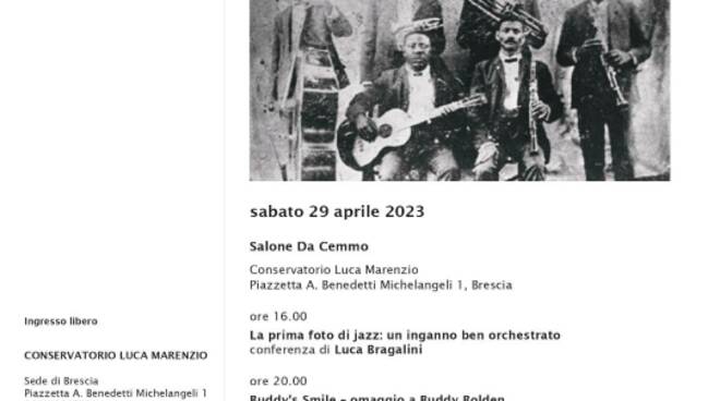 Saturday at Spazio Marenzio in Brescia afternoon jazz and photography