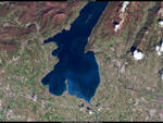 mmagine del Lago di Garda ripesa il 16 aprile dal satellite Sentinel-2 del programma Copernicus (fonte: European Union, Copernicus Sentinel-2 imagery)