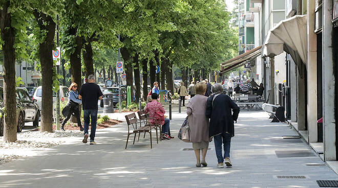 Via Vittorio Veneto 5 maggio 2023 dopo i lavori