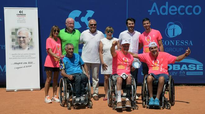 Tennis Camozzi Open: Josef Riegler, vincitore del tabellone di singolare Open (foto Alessandro Paletti)