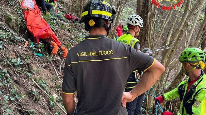 Vigili del Fuoco soccorso alpino Paspardo