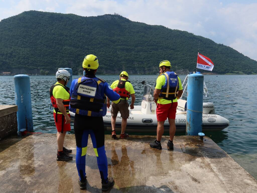 Lago d'Iseo Sebino protezione civile sicurezza