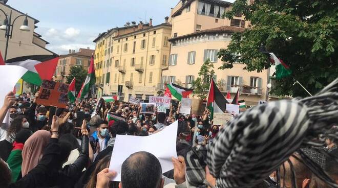 manifestazione pro Palestina