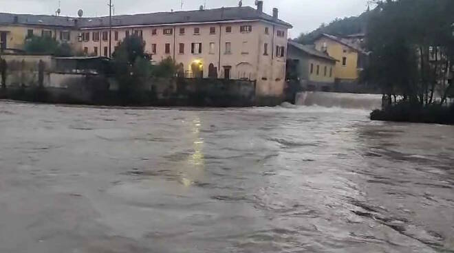 Fiume Chiese a Gavardo 2 novembre 2023