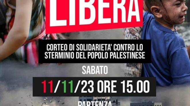 Corteo Palestina 11/11/2023