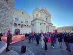 Manifestazione CGIL e UIL piazza Paolo VI sciopero 