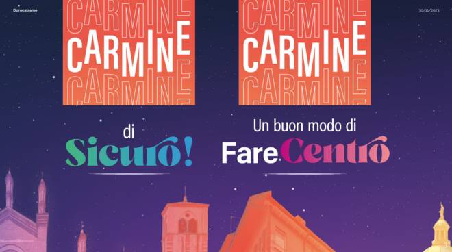 "Carmine, un quartiere da condiVivere", campagna comunicativa movida giorno prima di sperimentazioni