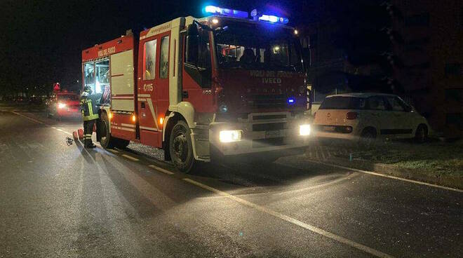 Vigili del fuoco notte pompieri