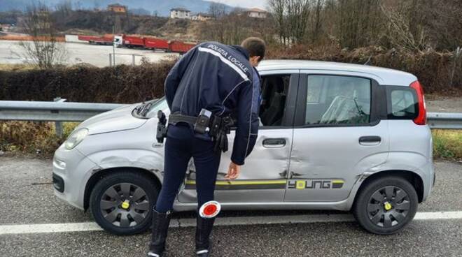 Polizia locale Valsabbia incidente