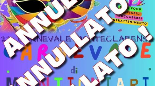 carnevale Montichiari annullato