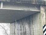 ponte danneggiato camion Manerbio