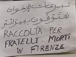 Raccolta fondi per le vittime di Firenze macelleria Assalam di via Sarioletto