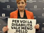 miriam cominelli protesta disabilità fondi