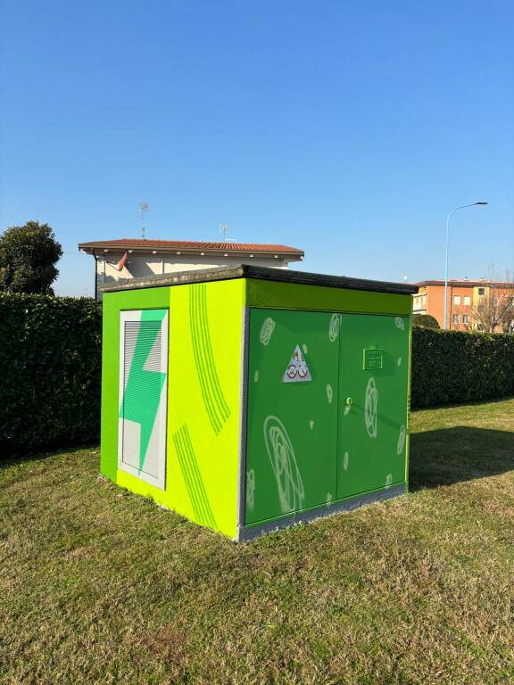 cabine elettrica Brescia Unireti graffiti murales riqualificazione