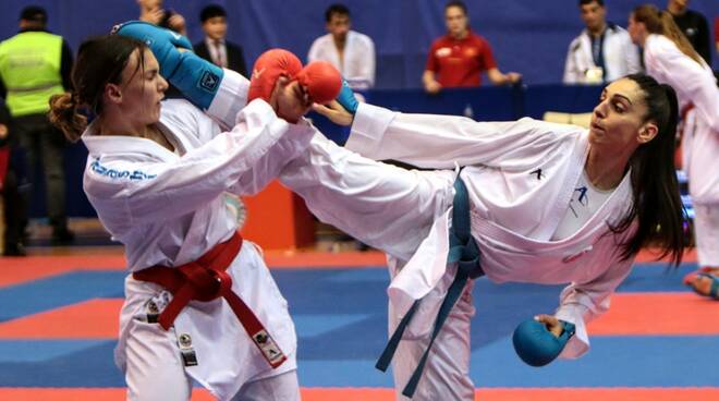 Karate Alessandra Hasani contro JOVANA STRUJIC Montenegro  a Cacak  Serbia