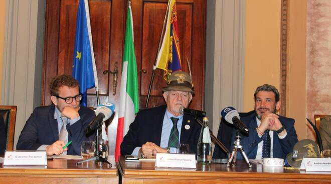 presentazione adunata alpini vicenza