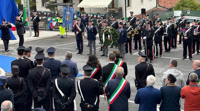 Serle inaugurazione monumento Arma dei carabinieri