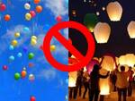 divieto palloncini e lanterne cinesi
