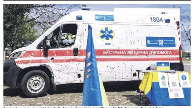ambulanza ucraina associazione Nadiya