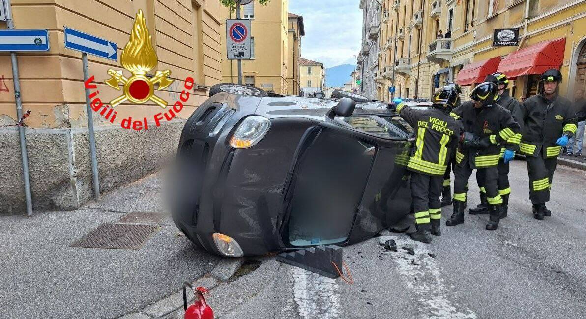 incidente via Marchetti Brescia