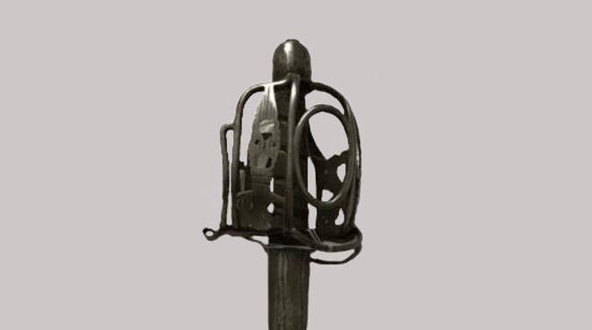 spada Scottish basket-hilt di Antonio Ferrara donata al Museo delle Armi