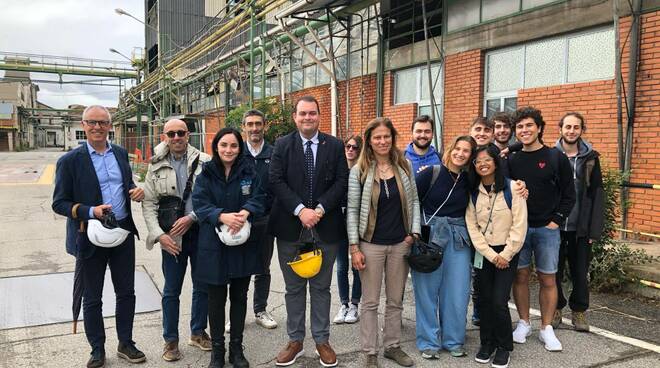 Delegazione università di Genova visita Sin Caffaro